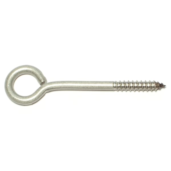 Midwest Fastener Eye Bolt 1/4", 18-8 Stainless Steel, 10 PK 65145 - main